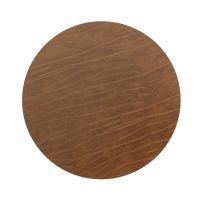 Сервировочная салфетка из натуральной кожи круглая 24 см, цвет коричневый, Buffalo LIND DNA 981724