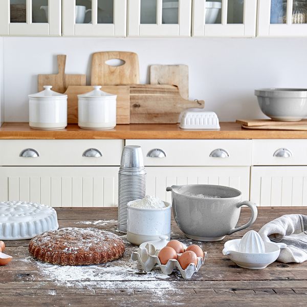 Миска 26.3x18.6x13 см FATTORIA, керамика, серый CASAFINA BY COSTA NOVA