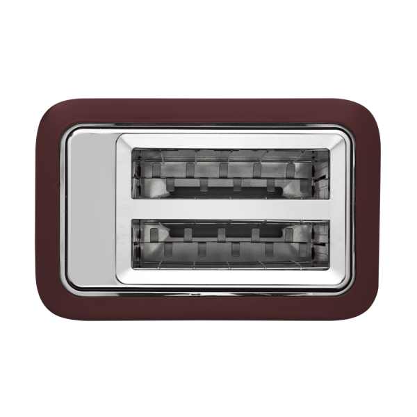 Тостер цифровой электрический, пластик, матовый бордо, Leonardo BERLINGER HAUS
