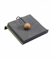 Салфетница для бумажных салфеток кожаная прямоугольная, цвет оливковый, LIND DNA 983640