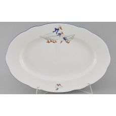 Блюдо овальное 36 см Чешский гусь 03111513-0807 LEANDER