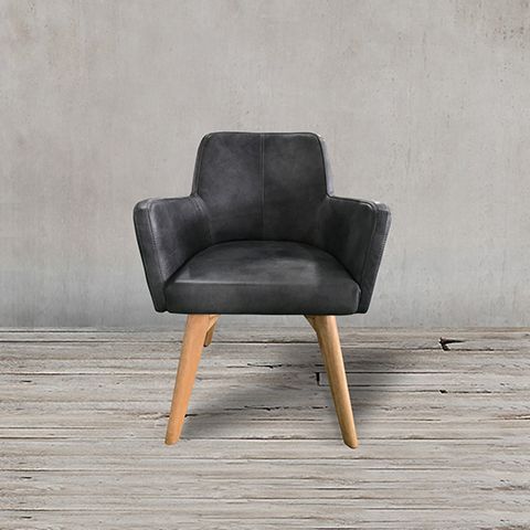 Полукресло 60x61x84 Titan Gray#67  ROOMERS FURNITURE