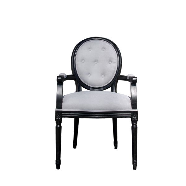 Полукресло Луи 52x40x95 grey  ROOMERS FURNITURE