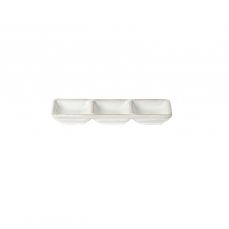 Менажница 17.5x6.7 см, керамика, белый, Roda COSTA NOVA