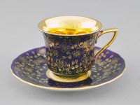 Чашка высокая 50 мл с прямой ножкой 13120413-D341 LEANDER