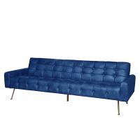 Диван 225x79x74 blue/gold  ROOMERS FURNITURE