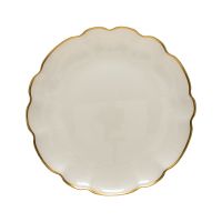 Тарелка  gold/white  CASAFINA BY COSTA NOVA