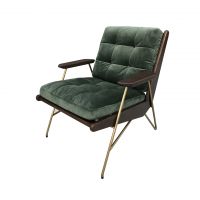 Кресло Скрайбл 71x81x82 oliver green/gold  ROOMERS FURNITURE