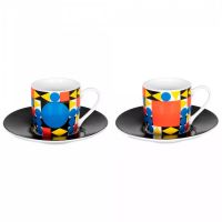 Набор из 2 кофейных пар эспрессо 'Баухаус' Koenitz
