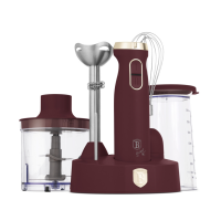 Блендер электрический 6 в 1, матовый бордо, Leonardo BERLINGER HAUS