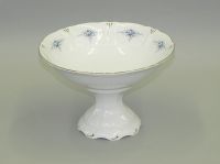 Ваза для фруктов на ножке 23 см Голубые цветы 07116155-0009 LEANDER