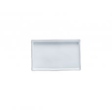 Блюдо прямоугольное 18.5x11.7 см LAGOA ECO-GR?S, белый/серый Costa Nova