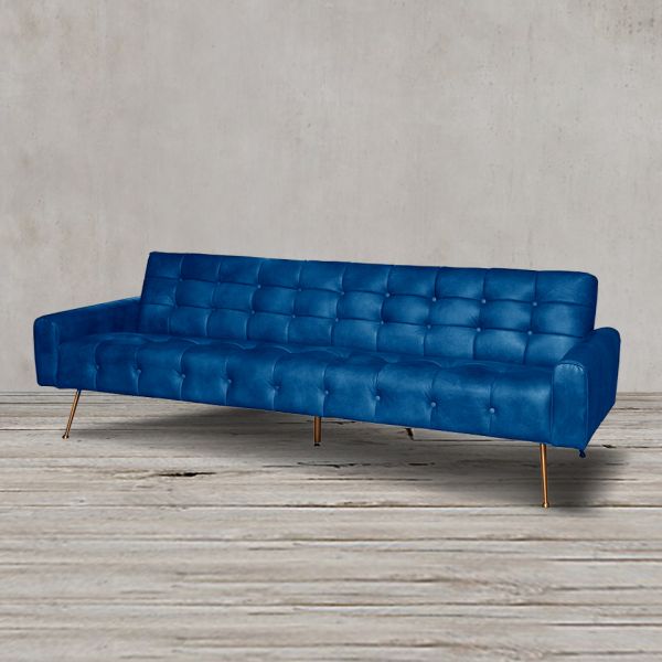 Диван 225x79x74 blue/gold  ROOMERS FURNITURE