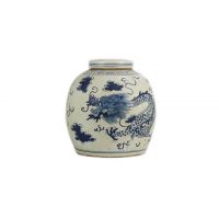 Ваза 29x29x29 blue/white  ROOMERS FURNITURE