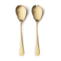 Сервировочный набор для салата  matte gold  CUTIPOL
