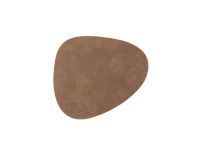 Подставка под кружку из натуральной кожи фигурный 11х13 см, цвет бежевый, NUPO LIND DNA 982493