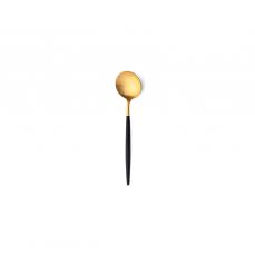 Ложка чайная 12.7 см, matte gold/black GOA CUTIPOL GO.11GB