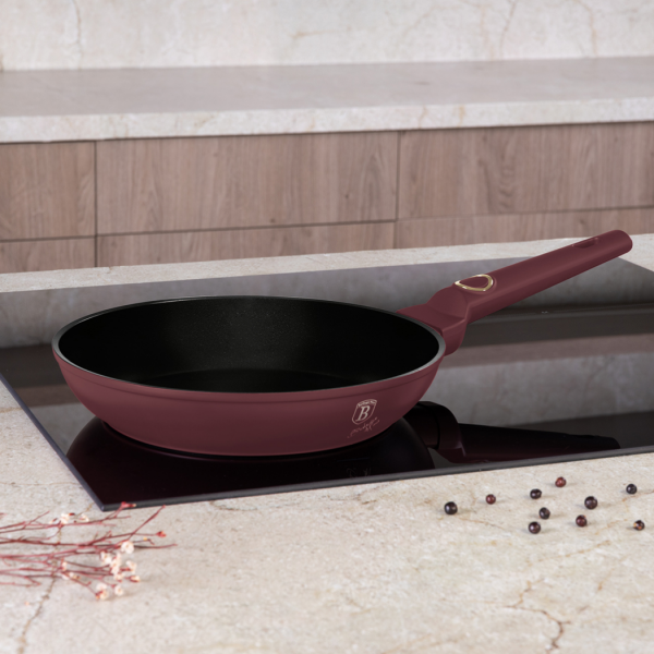 Сковорода, 24 см, Berlinger Haus, Leonardo , бордовый     (6)     BH/8023