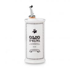 Бутылка для масла 0,25 л, 21 см, Oliere Vintage Nuova Cer белая
