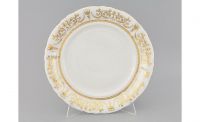 Блюдо круглое 32 см Золотые узоры 07111315-1373 LEANDER