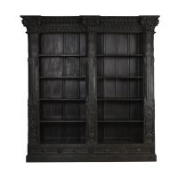 Стеллаж XIX век, Индия 236x51x244 см dark brown ROOMERS ANTIQUE