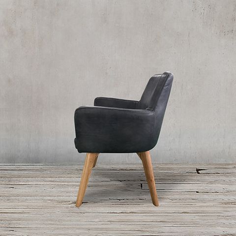 Полукресло 60x61x84 Titan Gray#67  ROOMERS FURNITURE