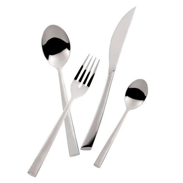 Набор столовых приборов на 6 персон, 24 предмета, нержавеющая сталь 18/10, Caprera BUGATTI
