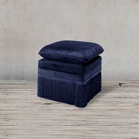 Пуф 43x43x44 blue  ROOMERS FURNITURE
