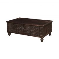 Сундук XIX век, Индия 122x63x48 natural  ROOMERS ANTIQUE