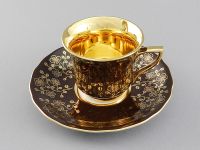 Чашка высокая 50 мл с прямой ножкой 13120413-E341 LEANDER