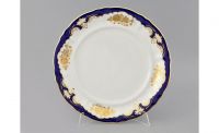 Блюдо круглое Соната 32 см Золотая роза, кобальт 07111315-1457 LEANDER