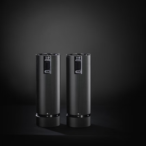 Набор подарочный NIGHT ELECTRIC: мельница для перца и мельница для соли электрические 15 см, черный, Line Z Peugeot 4329200