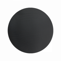 Сервировочная салфетка из натуральной кожи круглая 40 см, цвет черный, Buffalo LIND DNA 981699