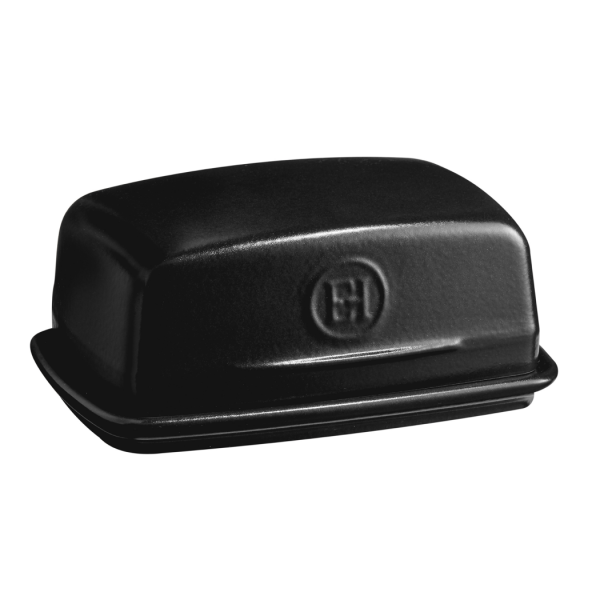 Масленка 450 мл, керамика, черный трюфель, Natural Chic EMILE HENRY