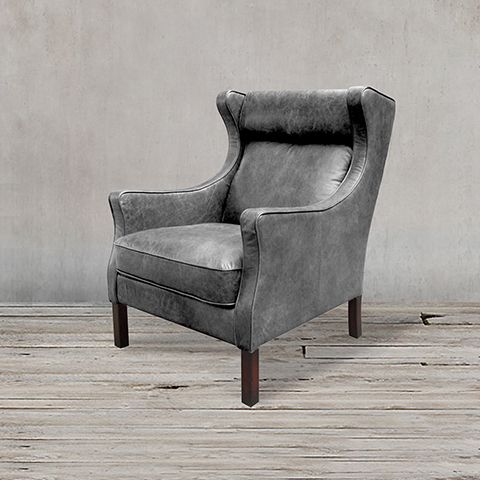 Кресло 77x96x105 grey  ROOMERS FURNITURE