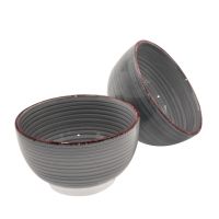 Салатник Aria 720 мл темно-серый 2 шт Papi