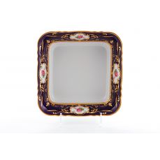 Салатник квадратный Соната 17 см Мелкие цветы, кобальт 07111422-0440 LEANDER