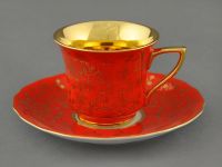 Чашка высокая 50 мл с прямой ножкой 13120413-F341 LEANDER