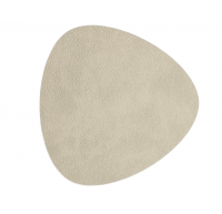 Подставка под кружку из натуральной кожи треугольный кремовый, NUPO Vero 522005