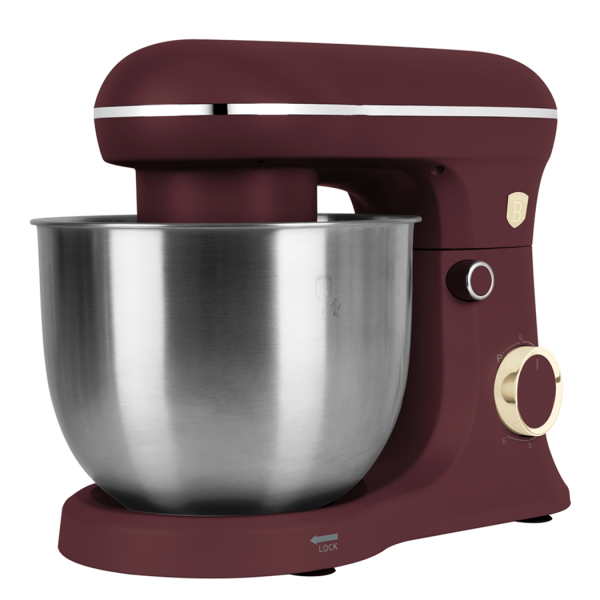 Миксер планетарный электрический, матовый бордо, Leonardo BERLINGER HAUS
