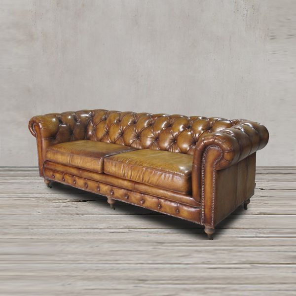 Диван 221x94x79 см Vintage cigar ROOMERS FURNITURE