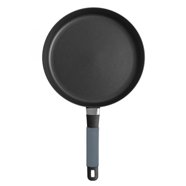 Сковорода  Индукционная ?24cm, с серой силиконовой ручкой, h=5 cm     (10)     37124g