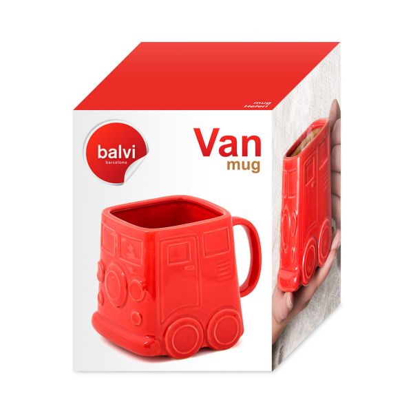 Кружка Van красная