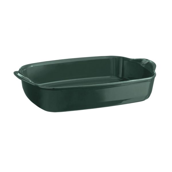 Форма для запекания прямоугольная 42x27 см, керамика, цвет кедр, EMILE HENRY
