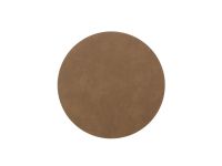 Сервировочная салфетка из натуральной кожи круглая 24 см, цвет коричневый, NUPO LIND DNA 982509