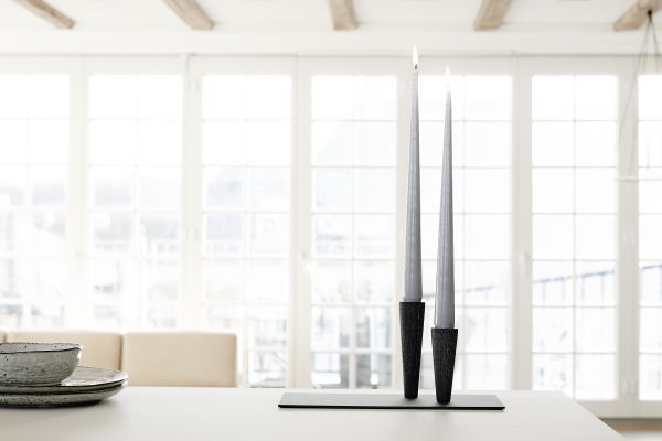 Металлическая подставка для магнитных подсвечников, цвет черный, LIND DNA 982654