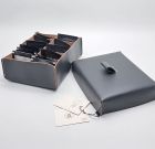 Коробка для хранения чайных пакетиков квадратная, цвет антрацит, LIND DNA BT0200L0000-HO000
