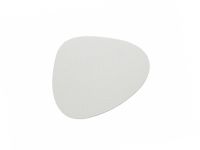 Подставка под кружку из натуральной кожи фигурный 11х13 см, цвет белый, Bull LIND DNA 9851