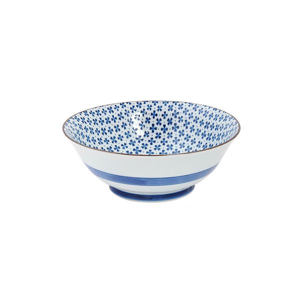 Салатник 19 см MIXED BOWLS, фарфор, синий Tokyo Design