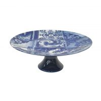 Блюдо на ножке 34.6 см LISBOA, синий Costa Nova